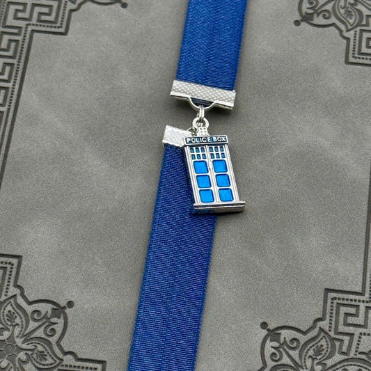 Dr. Who TARDIS Bookband Elastic Bookmark