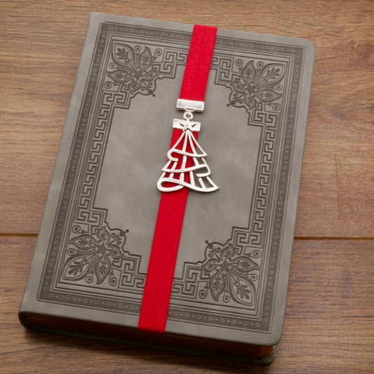 Christmas Tree Bookband Elastic Bookmark