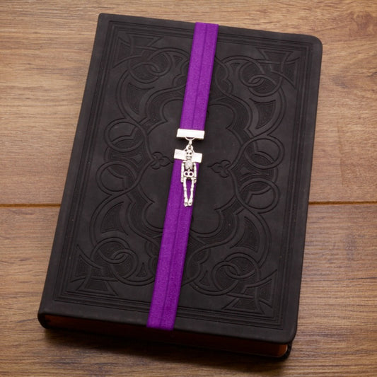 Skeleton Bookband Elastic Bookmark