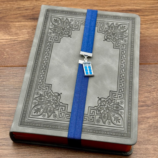 Dr. Who Tardis Elastic Bookband Bookmark