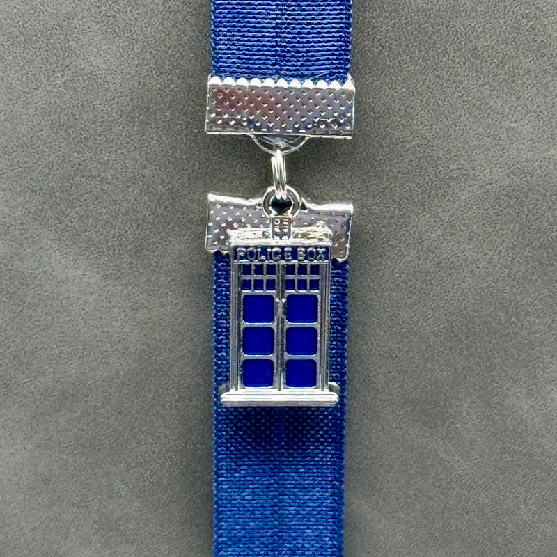 Dr. Who Tardis Elastic Bookband Bookmark