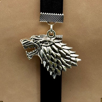 Marcapáginas elástico de la Casa Stark de Juego de Tronos: Lobo Huargo