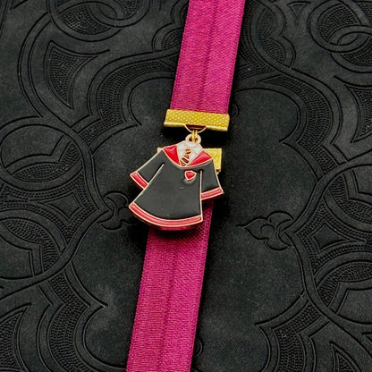 Harry Potter Hogwarts House Cloak Bookband Elastic Bookmark
