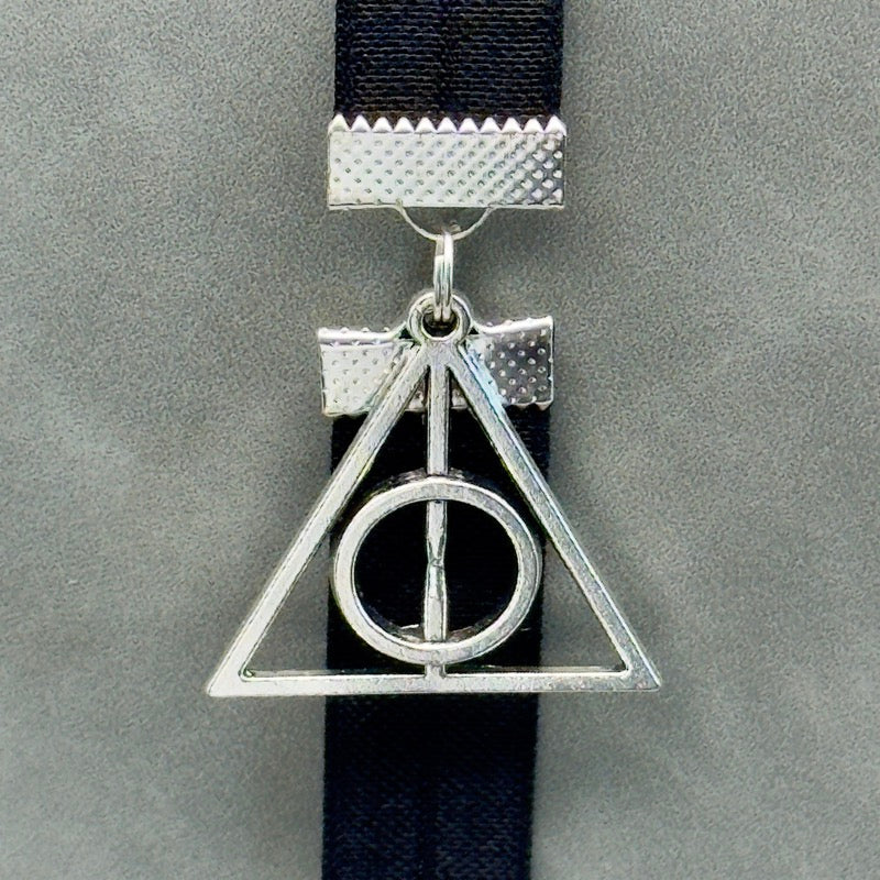 Marcapáginas elástico de las Reliquias de la Muerte de Harry Potter