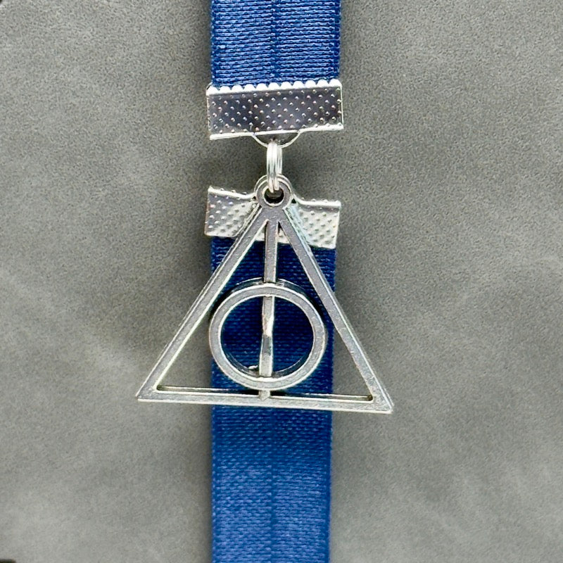Marcapáginas elástico de las Reliquias de la Muerte de Harry Potter