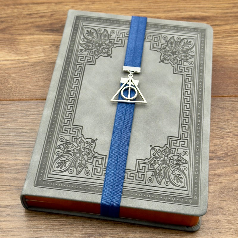 Harry Potter Deathly Hallows Bookband Elastic Bookmark