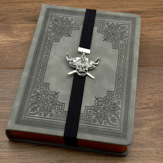 Pirates of the Caribbean Jolly Roger Elastic Bookband Bookmark