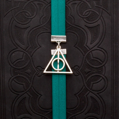 Harry Potter Deathly Hallows Bookband Elastic Bookmark