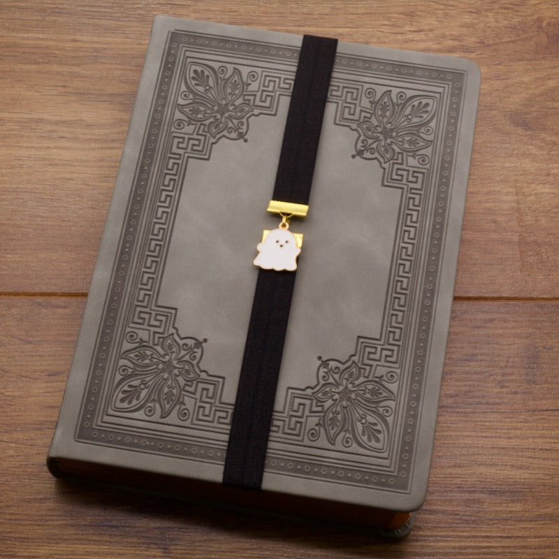 Cute Ghost Bookband Elastic Bookmark