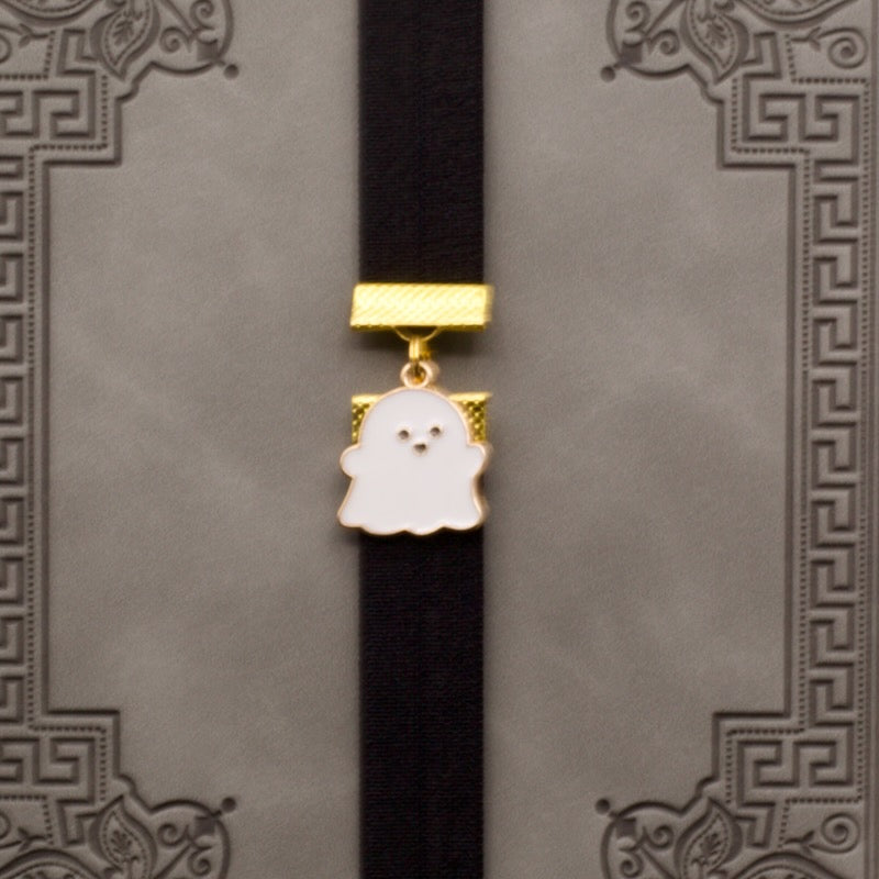 Cute Ghost Bookband Elastic Bookmark