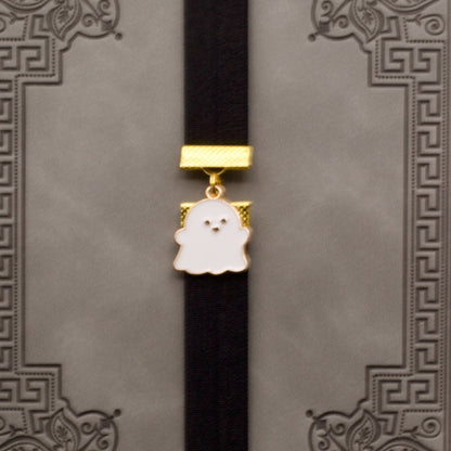 Cute Ghost Bookband Elastic Bookmark