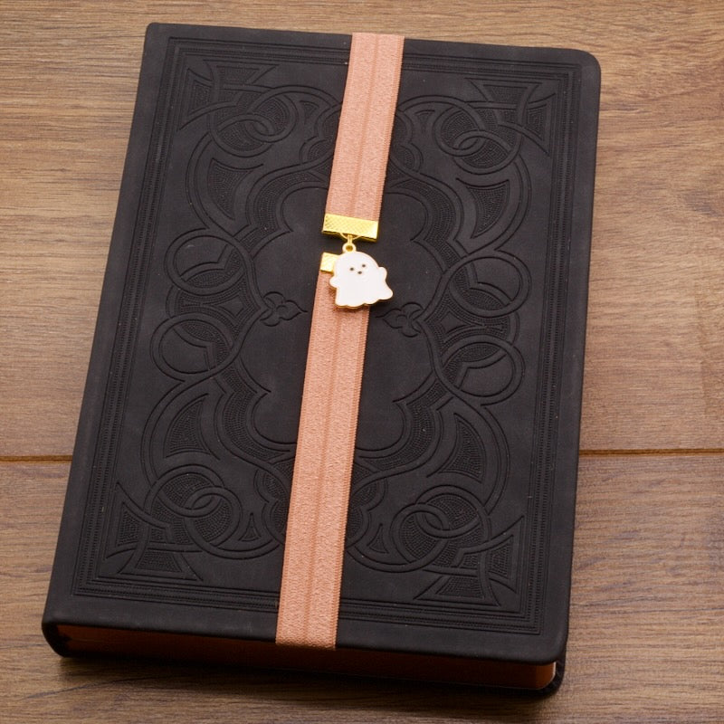 Cute Ghost Bookband Elastic Bookmark