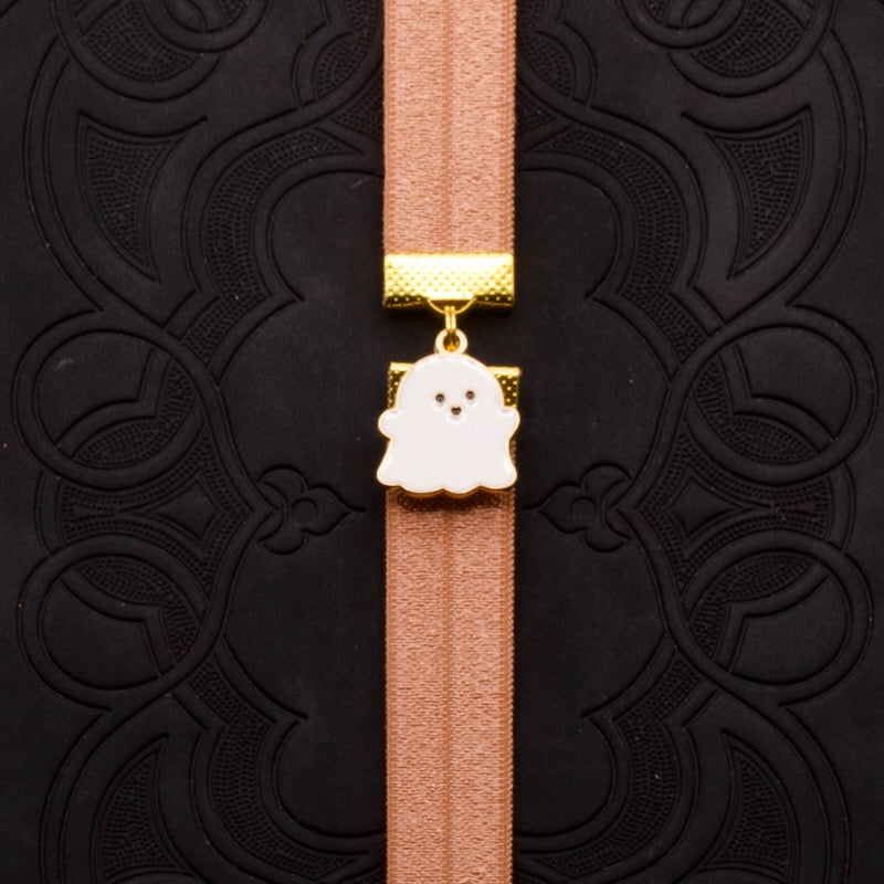 Cute Ghost Bookband Elastic Bookmark