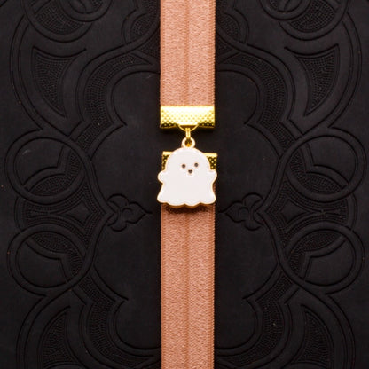 Cute Ghost Bookband Elastic Bookmark