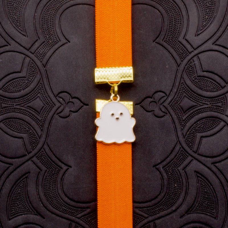 Cute Ghost Bookband Elastic Bookmark