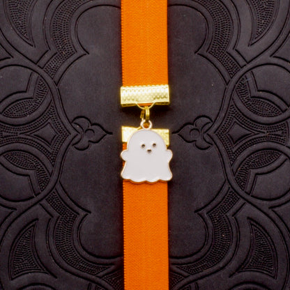 Cute Ghost Bookband Elastic Bookmark