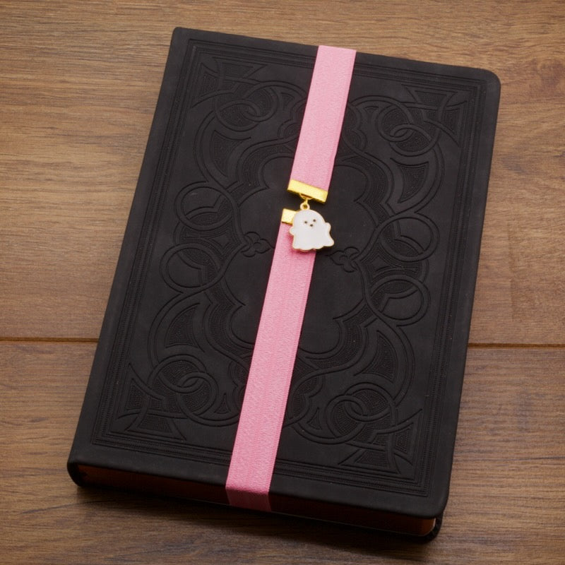 Cute Ghost Bookband Elastic Bookmark