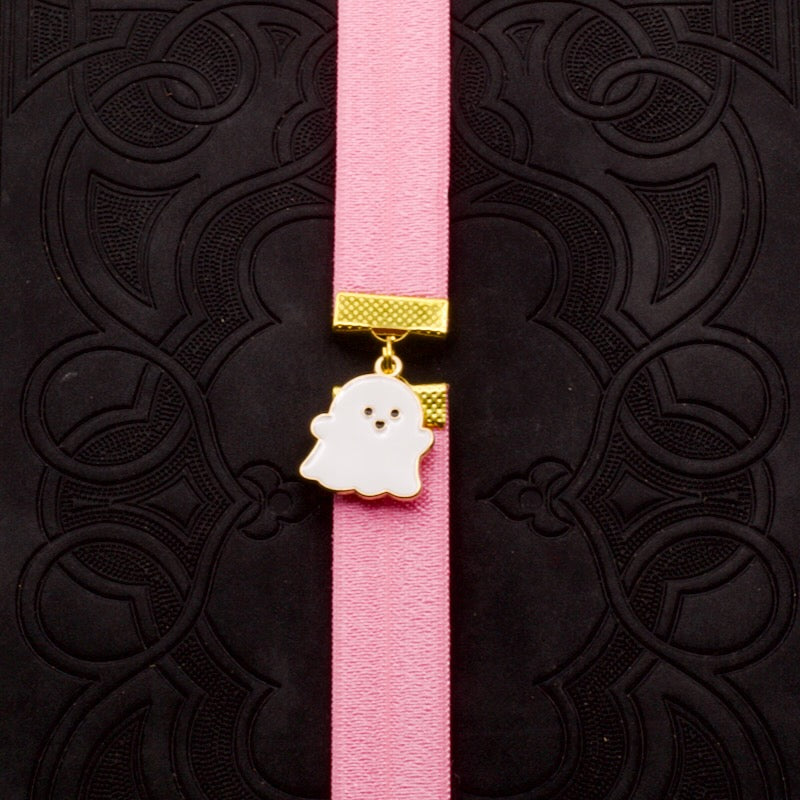 Cute Ghost Bookband Elastic Bookmark