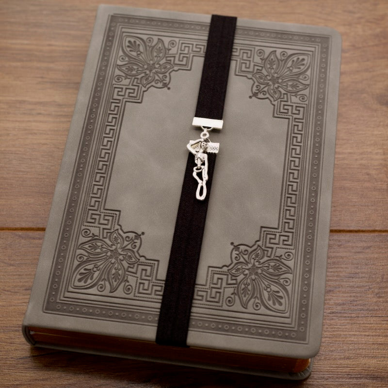 Skeleton Bookband Elastic Bookmark