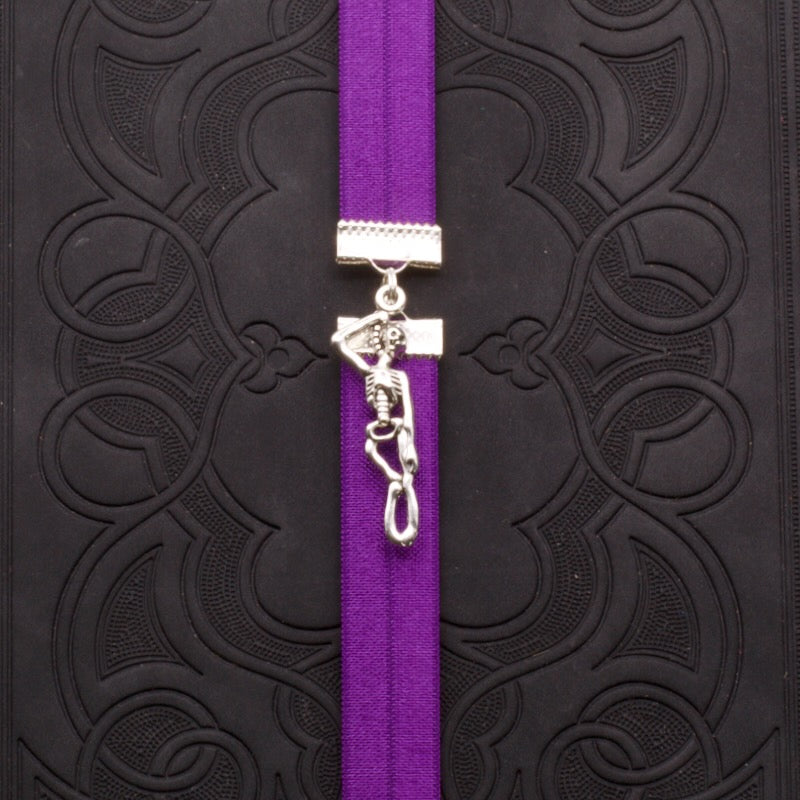 Skeleton Bookband Elastic Bookmark