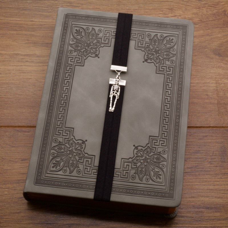 Skeleton Bookband Elastic Bookmark