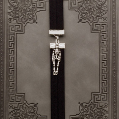 Skeleton Bookband Elastic Bookmark