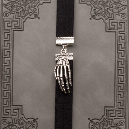 Skeleton Hand Bookband Elastic Bookmark