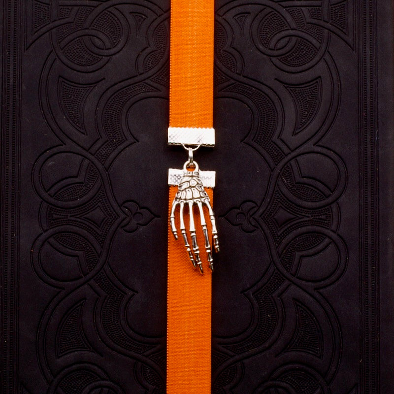 Skeleton Hand Bookband Elastic Bookmark