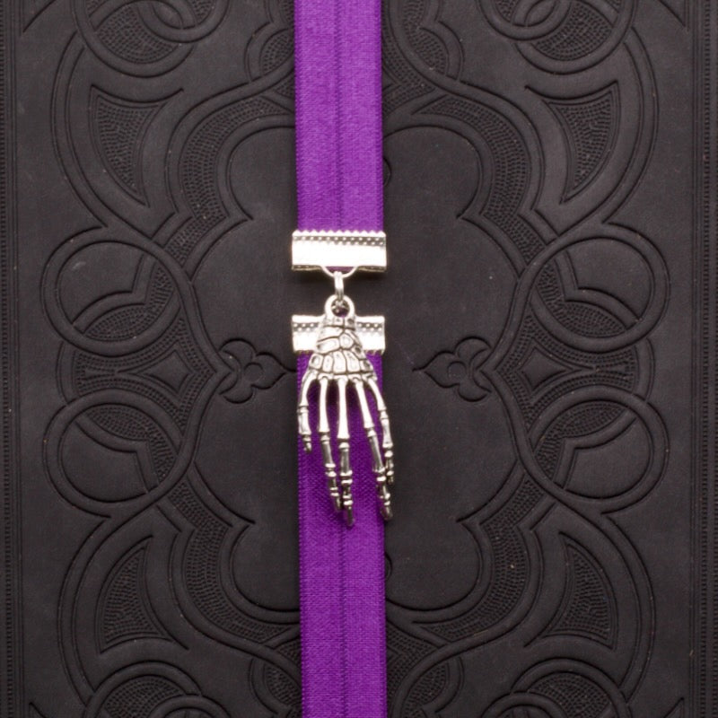 Skeleton Hand Bookband Elastic Bookmark