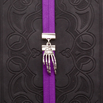 Skeleton Hand Bookband Elastic Bookmark