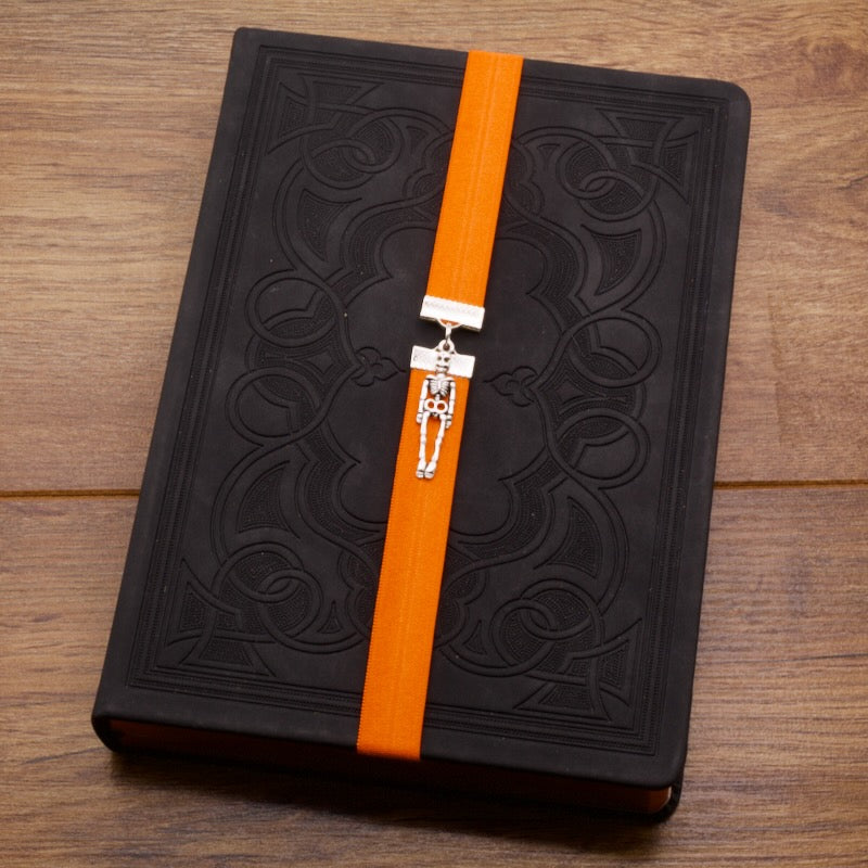 Skeleton Bookband Elastic Bookmark