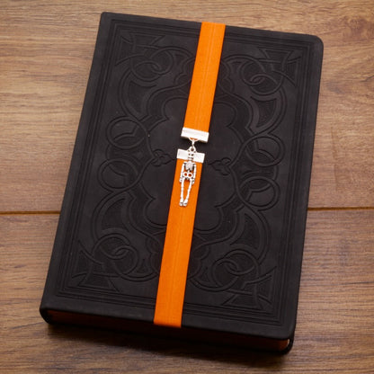 Skeleton Bookband Elastic Bookmark