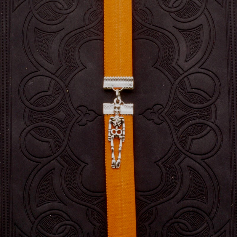 Skeleton Bookband Elastic Bookmark