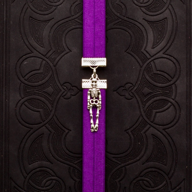 Skeleton Bookband Elastic Bookmark