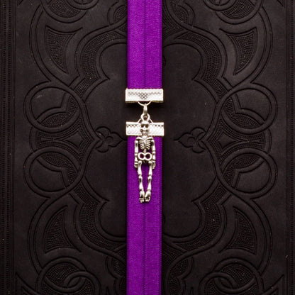 Skeleton Bookband Elastic Bookmark