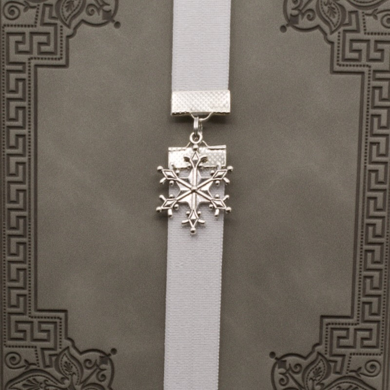 Snowflake Bookband Elastic Bookmark