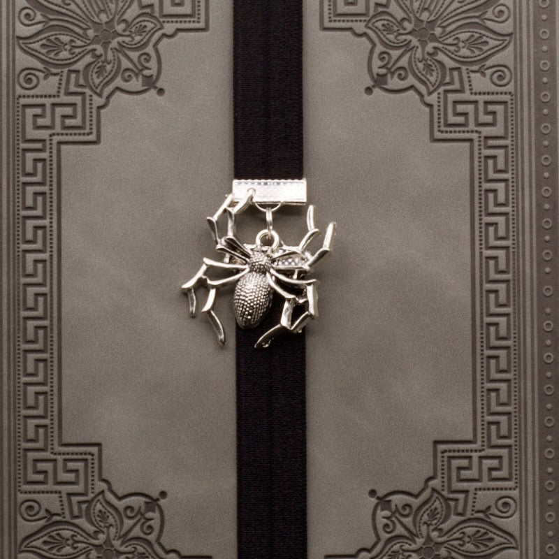 Spider Bookband Elastic Bookmark